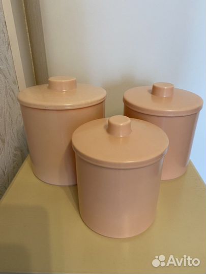 Банки для сыпучих продуктов СССР, цена за набор