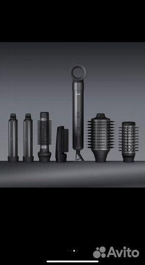 Фен-щетка с ионизацией Tuvio HBI1412, 7 насадок