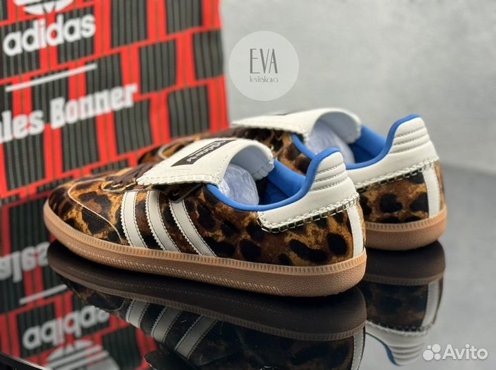 Кроссовки Wales Bonner X Adidas Samba Leopard