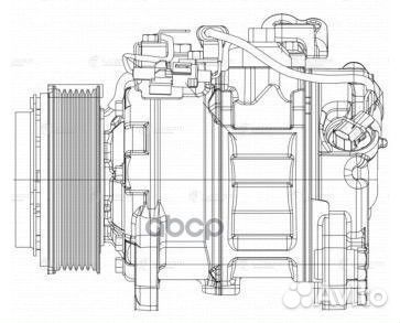 Компрессор кондиционера BMW F10/F20/F30/E84 2.0