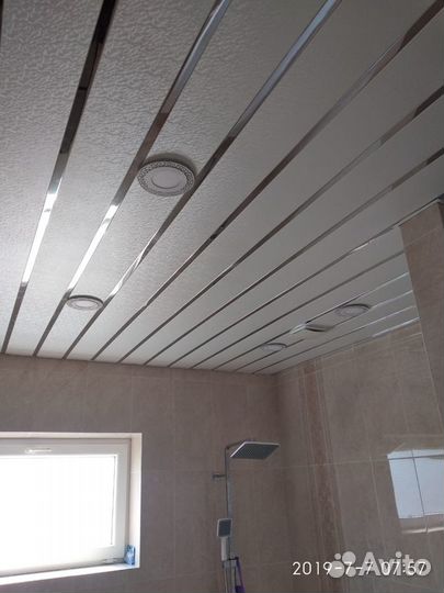 Алюминиевый реечный потолок S-дизайна