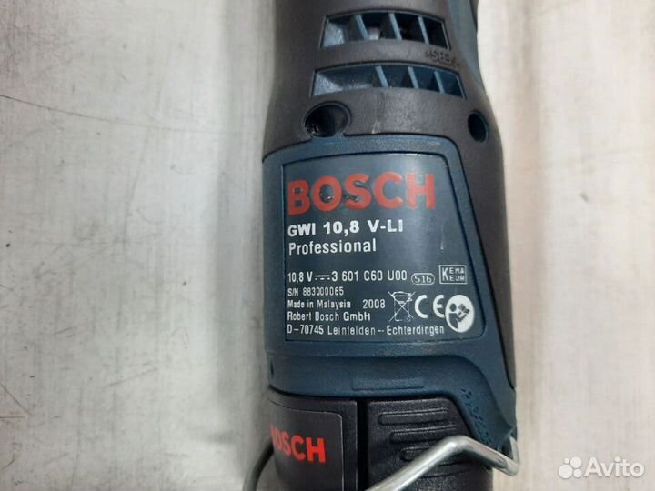 Аккумуляторный угловой шуруповерт Bosch GWI 10,8