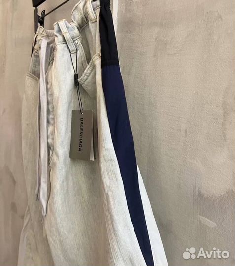 Balenciaga 24FW hygrid джинсы