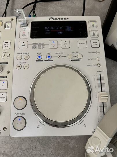 DJ комплект White Pioneer CDJ 350 + DJM 350