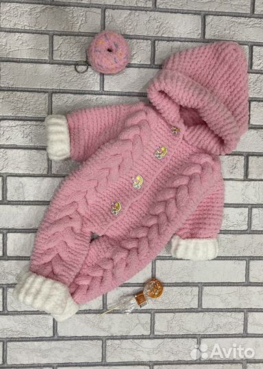 Комбинезон детский вязаный