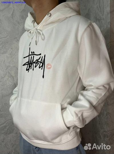 Худи Stussy белое