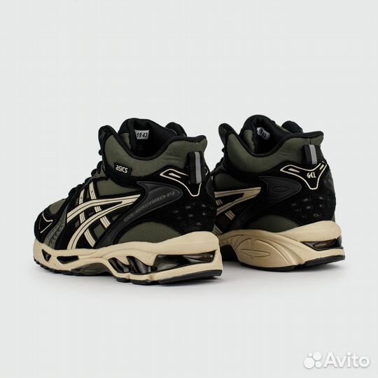 Asics Gel-Kayano 14 Mid Green Black with Fur