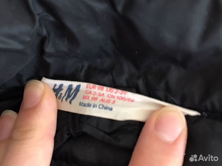 Куртка для девочки hm 98