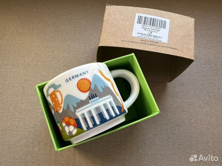 Кружка Starbucks You Are Here Германия новая