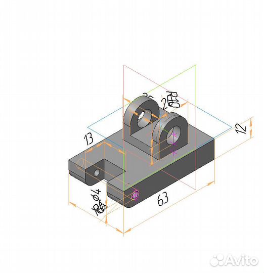 3D/ 3Д твердотельное моделирование (Бесплатно 1-я)
