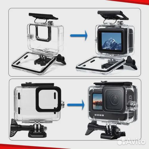 Набор аксессуаров для gopro hero 54 в 1