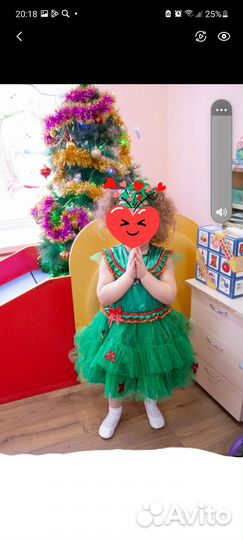 Платье для девочки 110