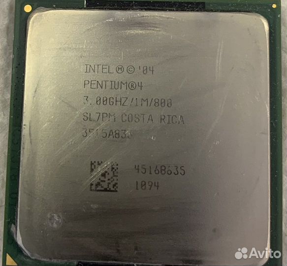 Процессор intel pentium 4
