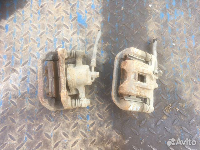 Задние тормозные суппорта. Chevrolet lacetti