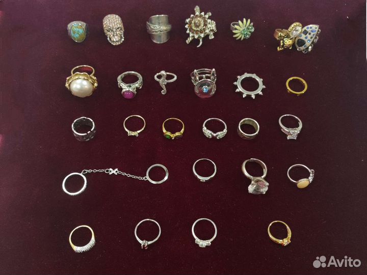 Винтажные, современные, необычные кольца