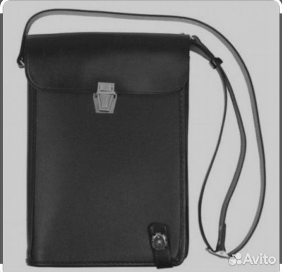 Сумка планшет офицерская чёрная