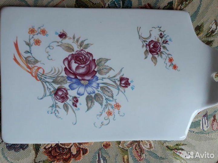 Фарфоровая Сырная доска Дулёво