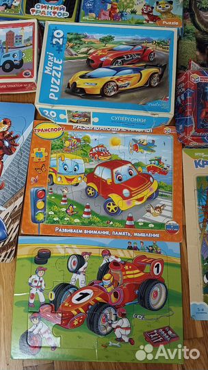 Пазлы для мальчика 3-5 лет