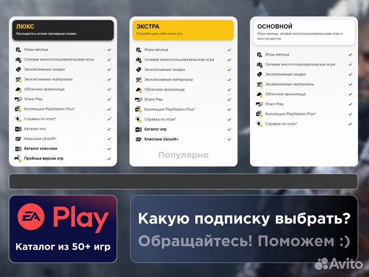 Все лучшие игры подписка PS Extra и не только