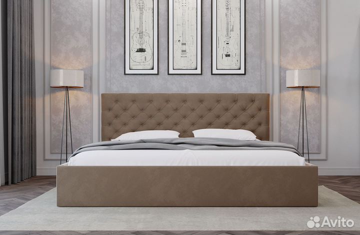 Кровать с матрасом 200х200