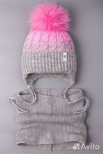 Зимняя шапка для девочки