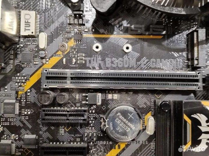 Мат. плата asus B360M-E TUF+Core i3 8300+DDR4 16GB