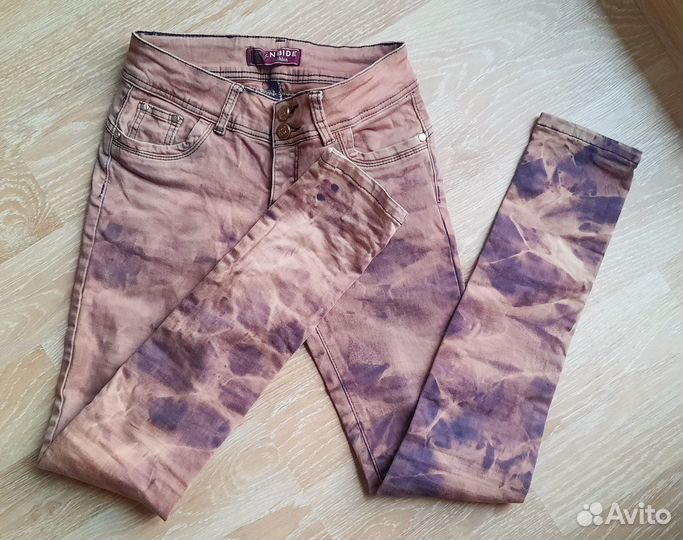 Джинсы варёные вручную (27размер)