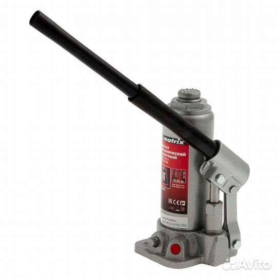 Бутылочный гидравлический домкрат Matrix 50754 (4