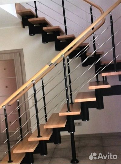 Лестница металлическая на 2 этаж