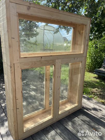 Оконные блоки деревянные новые