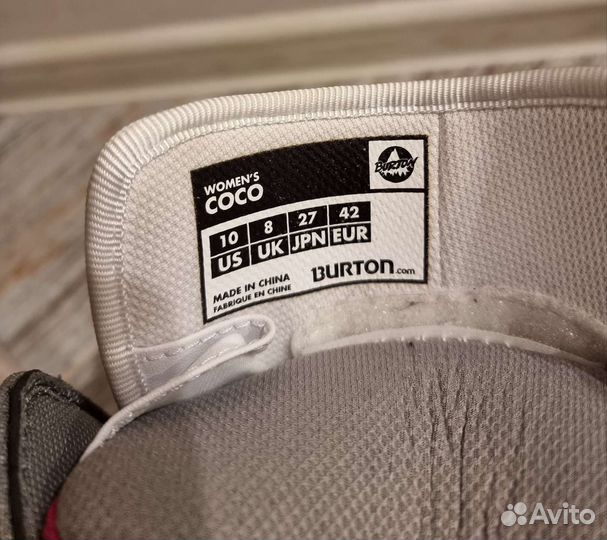 Сноубордические ботинки burton 42