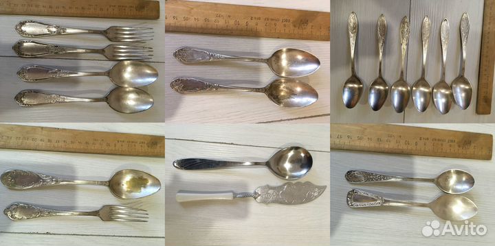 Ложки столовые мнц зиш мельхиор СССР