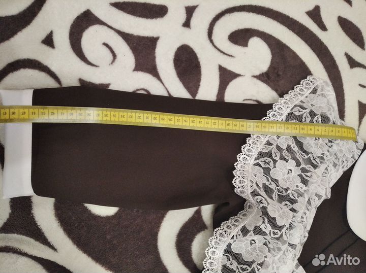 Школьный фартук и платье 46 размера