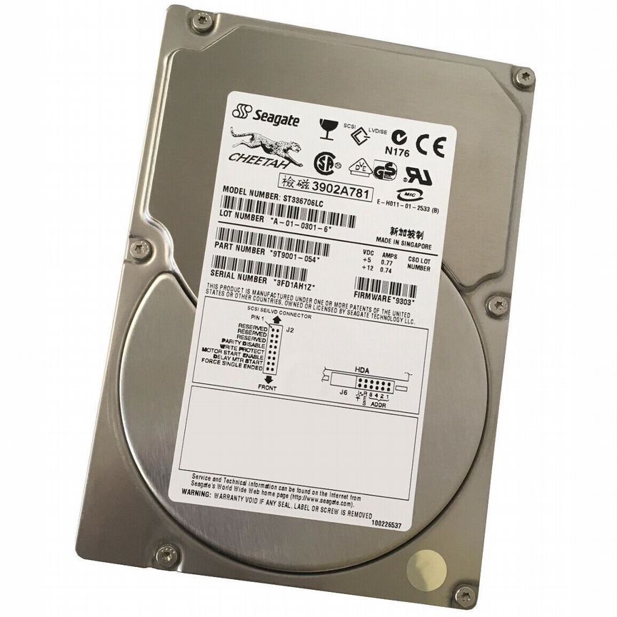[ST336706LC] Жесткий Диск Seagate 36,7gb U160scsi St336706lc