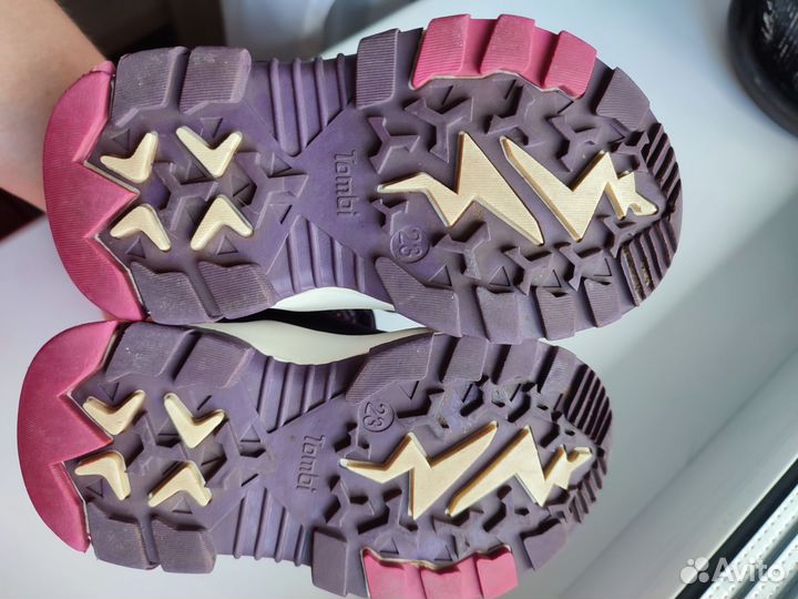 Ботинки демисезонные для девочки tombi 23 размер