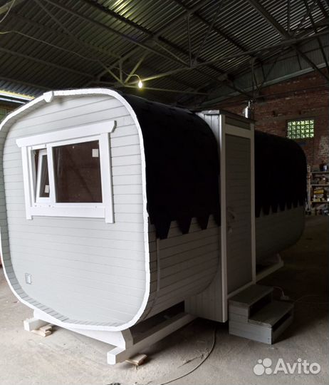 Мобильная баня Квадро