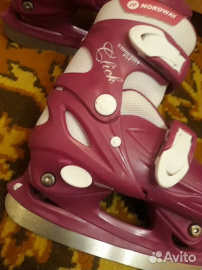 Коньки детские раздвтжные рр 30-33