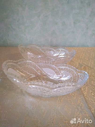 Салатник хрустальный