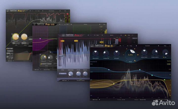 FabFilter bundle Pro-Q 3,Pro-Mb,Pro-L 2 лицензия