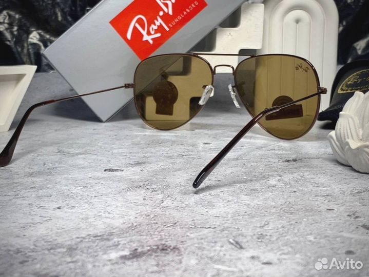 Очки Ray Ban Aviator бронзовые