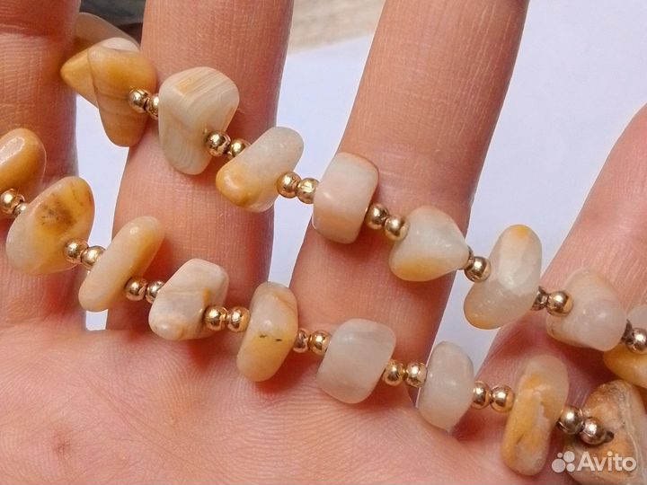 Бусы агат СССР