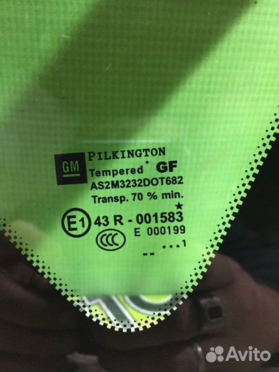 Стекло кузова заднее правое Opel Astra J