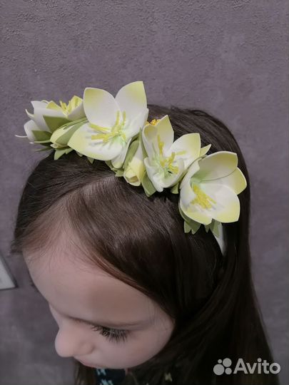 Ободочки с цветами