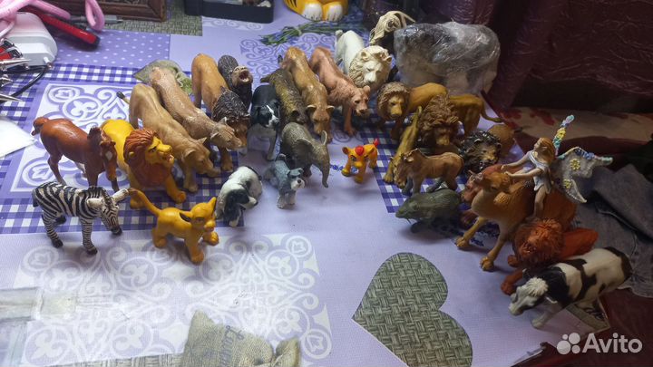 Фигурки животных schleich,collecta,bullyland,mojo