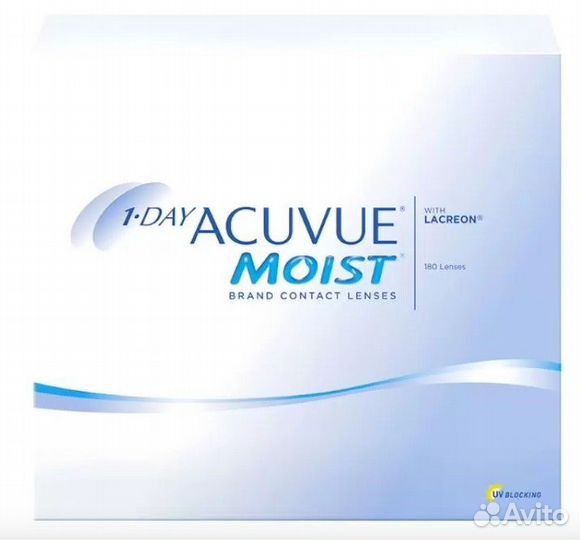 Контактные линзы1-Day Acuvue Moist with Lacreon 1