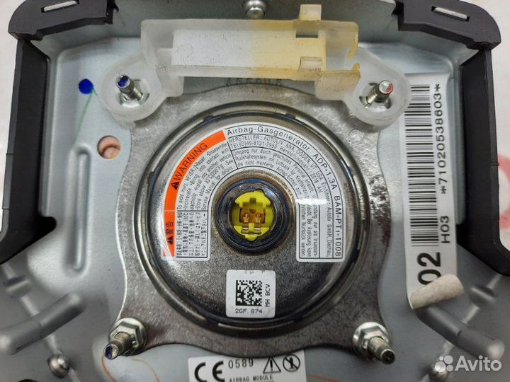 Подушка безопасности водителя Mazda Mazda6 GG LF18