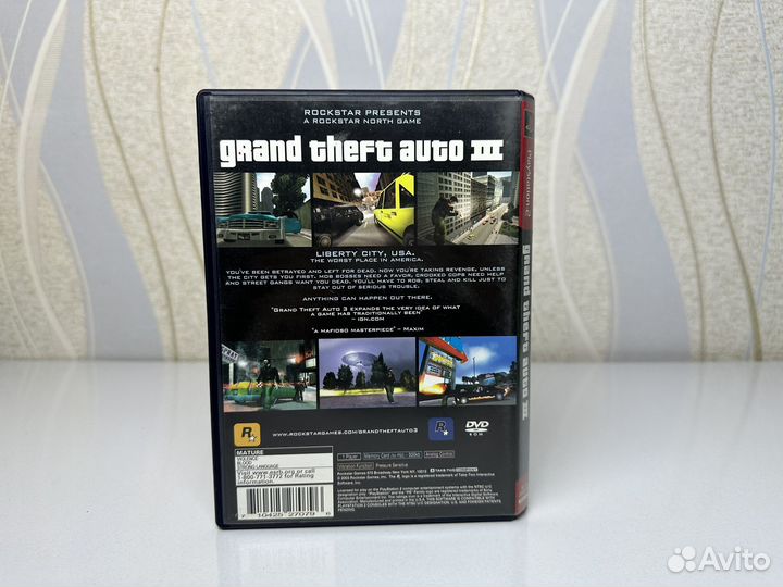 GTA: 3 / III PS2 Red Label