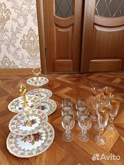 Чешские бокалы и горки