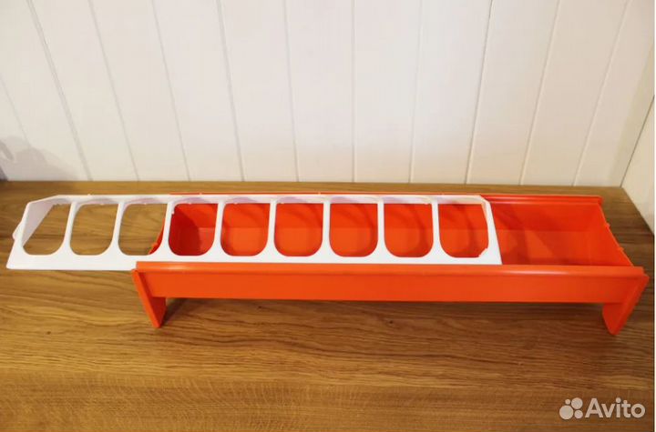 Кормушка-поилка лотковая для кур 75 см