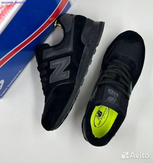 Кроссовки New Balance 574 Black (Арт.22220)